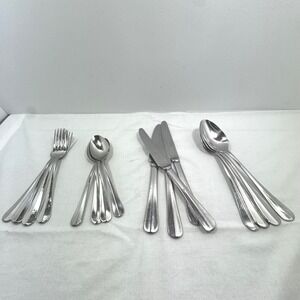 Cambridge SS Annapolis Flatware Set 16pc Teardrop Handle